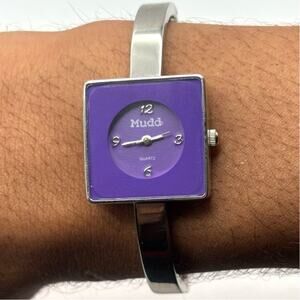 Silver & Blue Mudd Watch